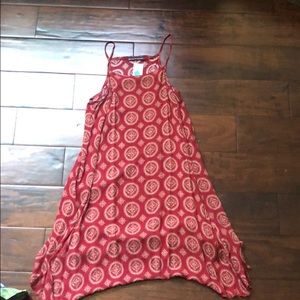 Red brandy Melville dress